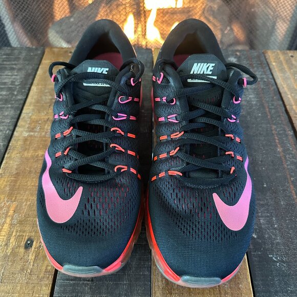 Nike Air Max 2016 Black Pink Running Shoes Womens Size 9.5 - Picture 1 of 7